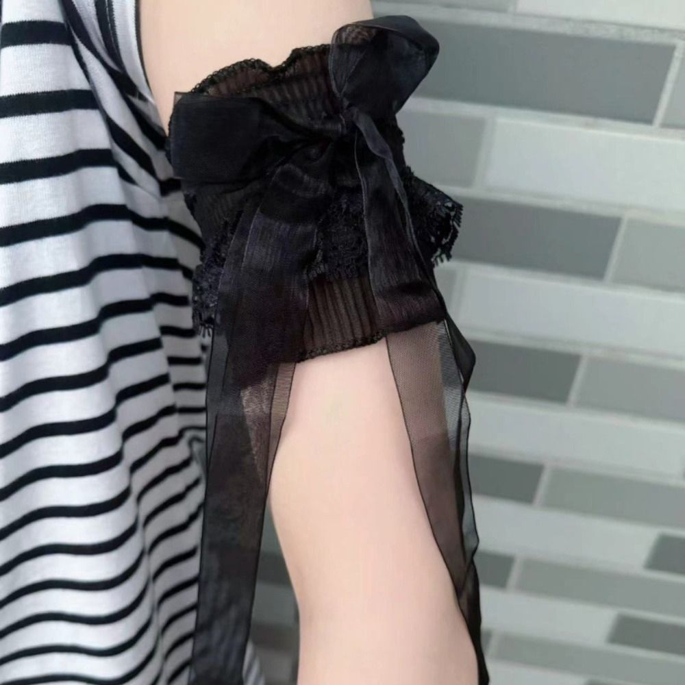 Lace Ribbon Trim - Manga de Braço de Renda Estilo