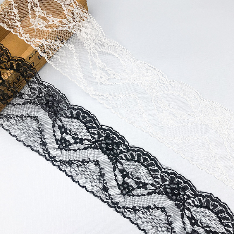 Lace Ribbon Trim - Fita de renda não elástica de
