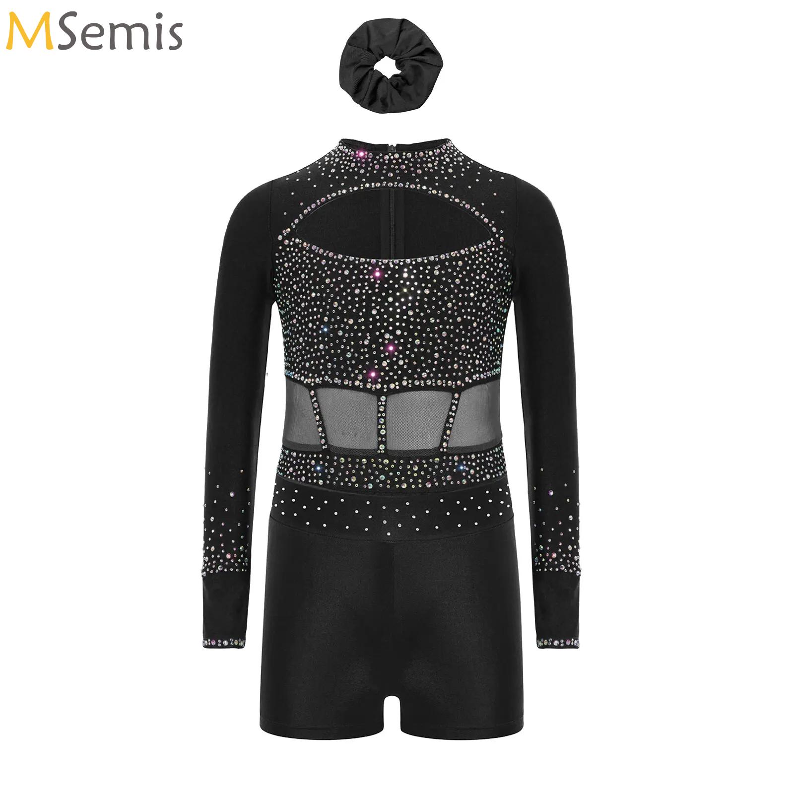 Rhinestone Banding Trim - Body de dança de balé com