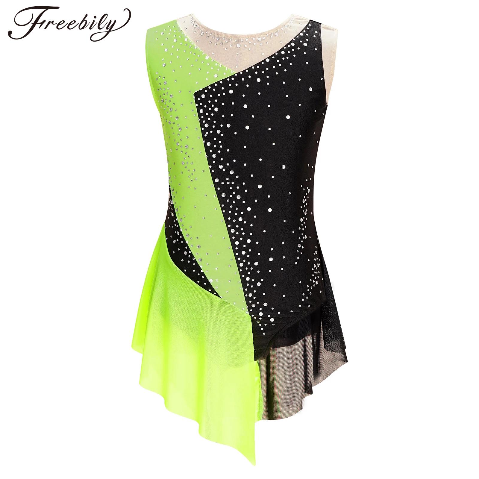 Crianças meninas patinação art - Rhinestone Banding Trim avaliação e preço