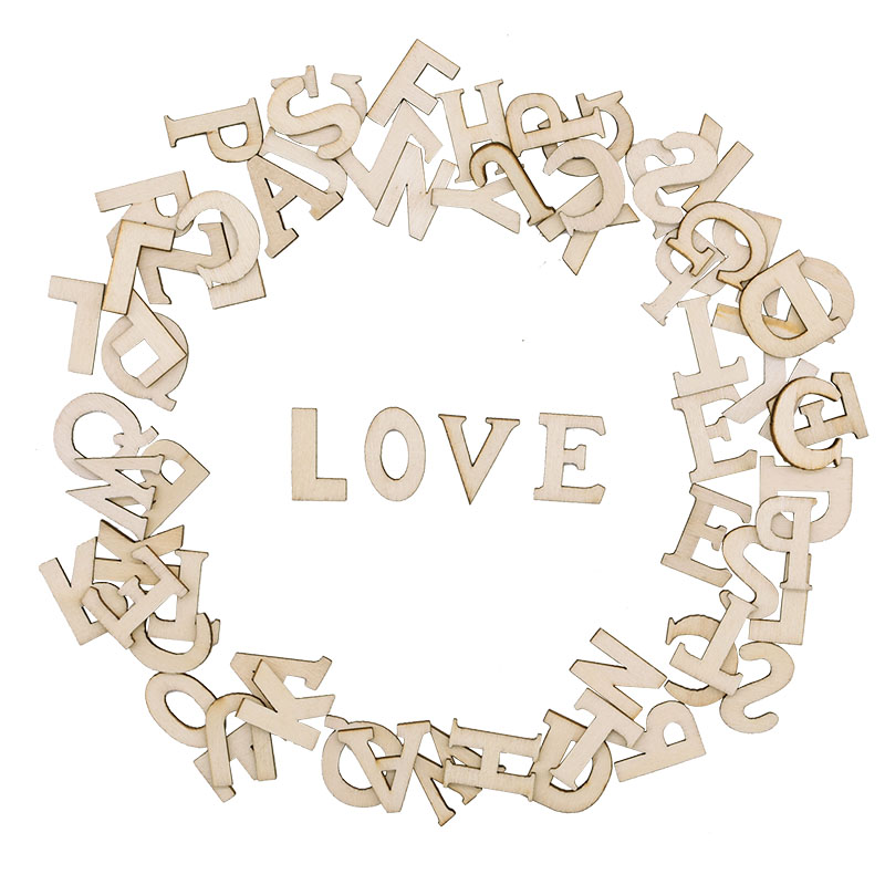 Alfabeto De Madeira E Letras N - Craft Embellishment avaliação e preço