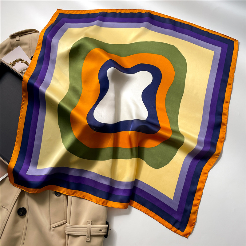 Lenço geométrico com blocos de - Embellish Knit avaliação e preço