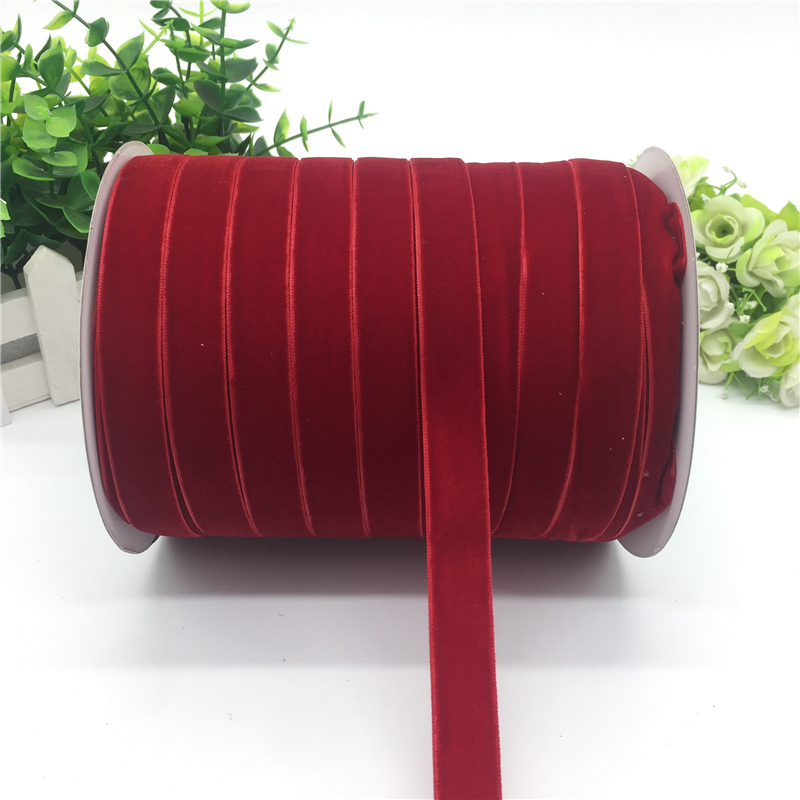Velvet Handmade Ribbon para DI - Velvet Ribbon Roll avaliação e preço