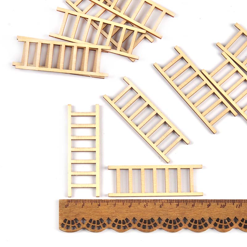 20 pçs/lote 20x60mm escada nat - Craft Embellishment avaliação e preço