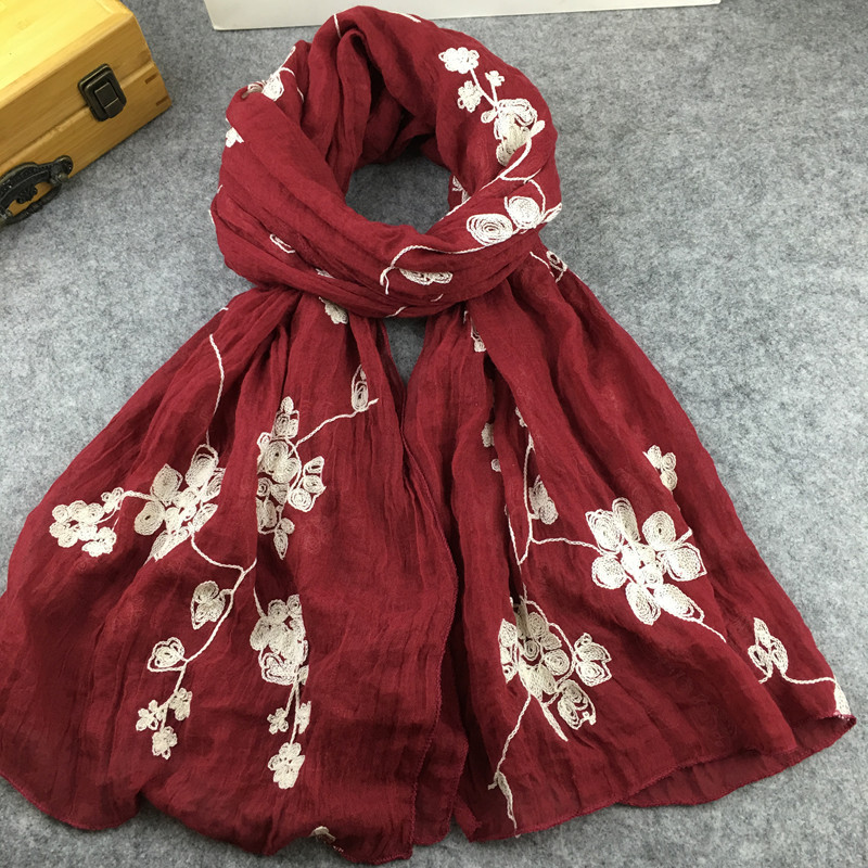 Lenço Longo Bordado Étnico par - Embellish Knit avaliação e preço