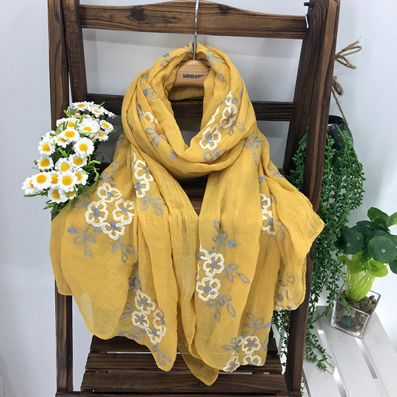 Lenço Longo Bordado Étnico par - Embellish Knit avaliação e preço