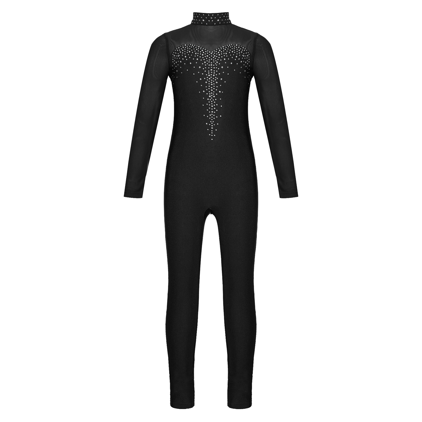 Meninas ballet ginástica colla - Rhinestone Banding Trim avaliação e preço
