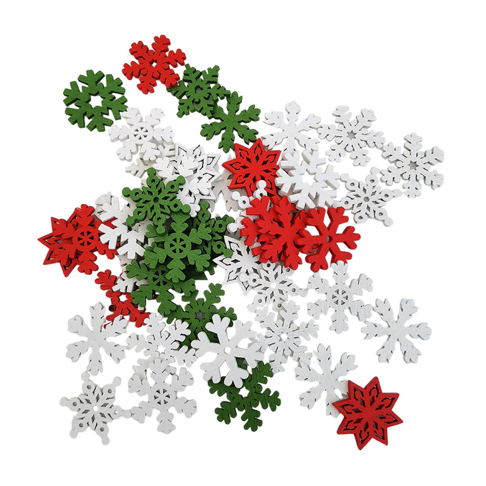 50 Peças de Enfeites de Natal  - Christmas Craft Embellishment avaliação e preço