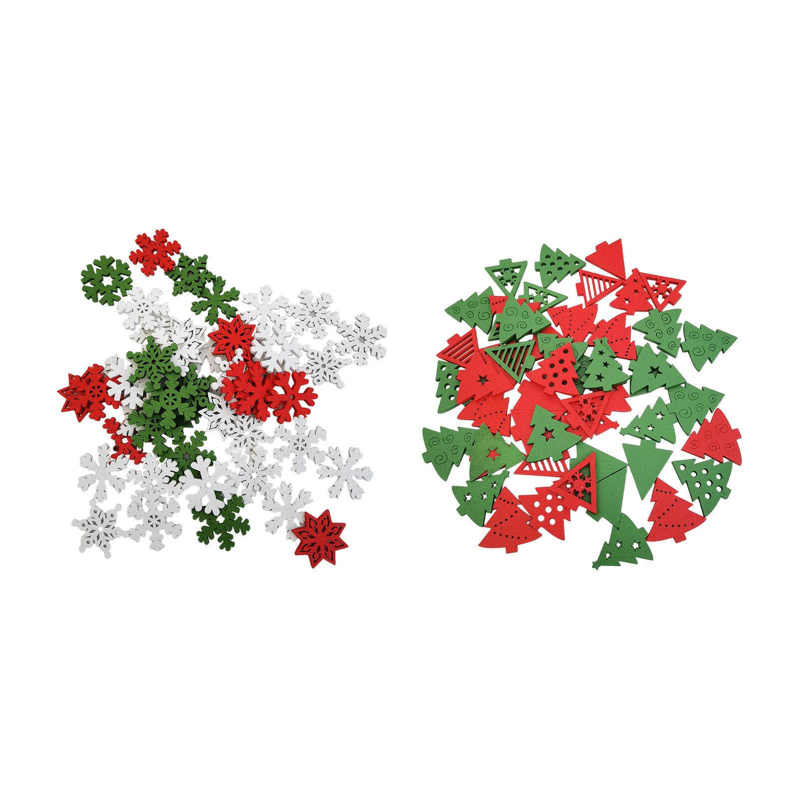 50 Peças de Enfeites de Natal  - Christmas Craft Embellishment avaliação e preço