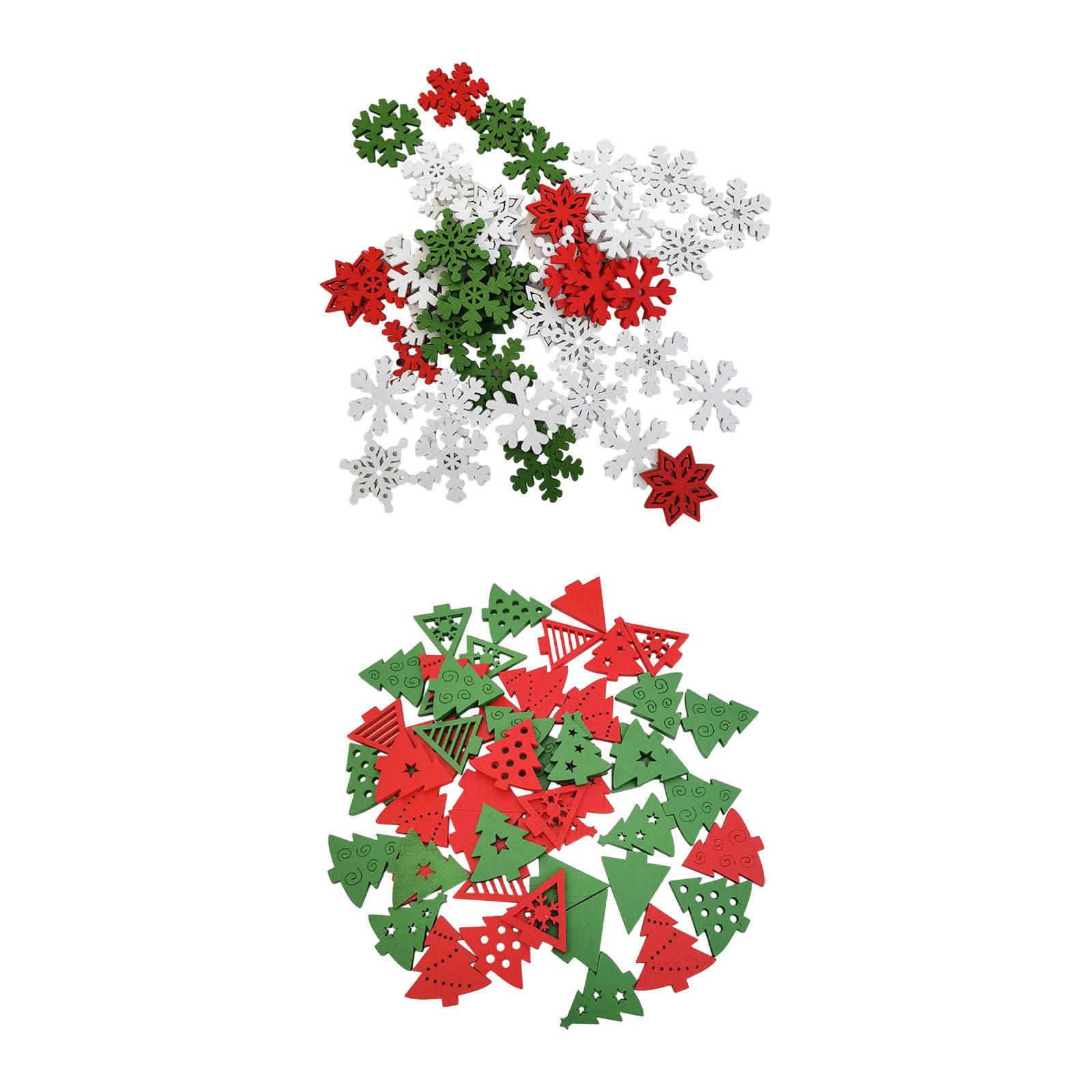 50 Peças de Enfeites de Natal  - Christmas Craft Embellishment avaliação e preço