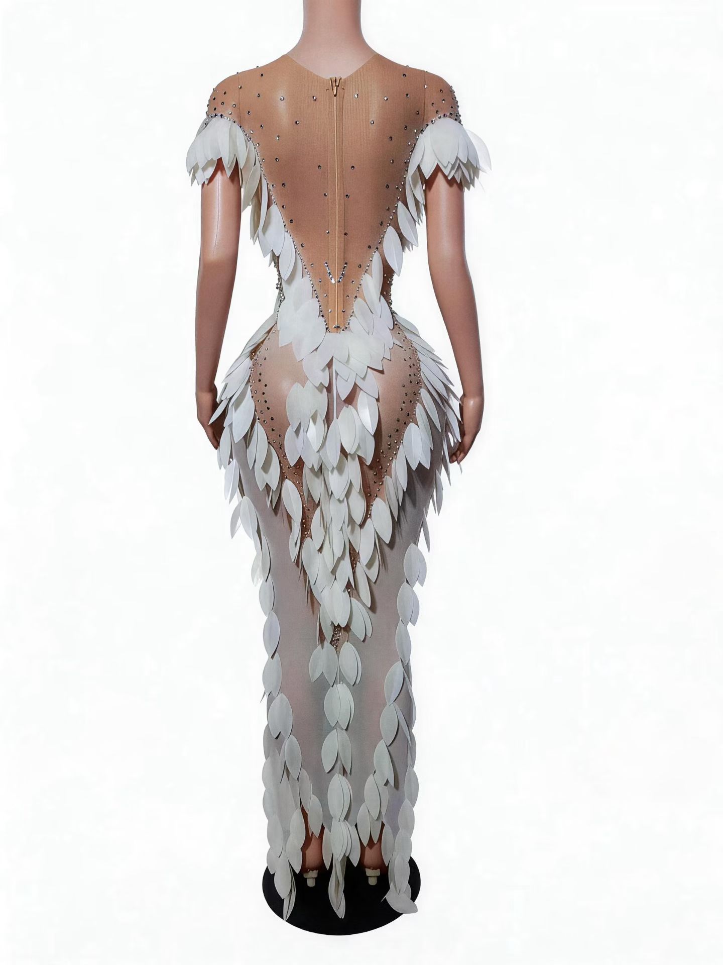 Vestido de Sereia Luxuoso Moba - Embellish Knit avaliação e preço